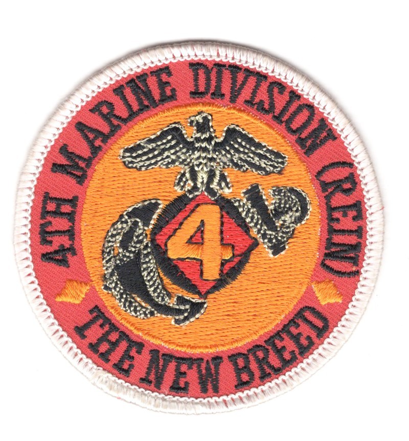 USMC Marine Patch:  4th Marine Division (REIN) "The Old Breed"