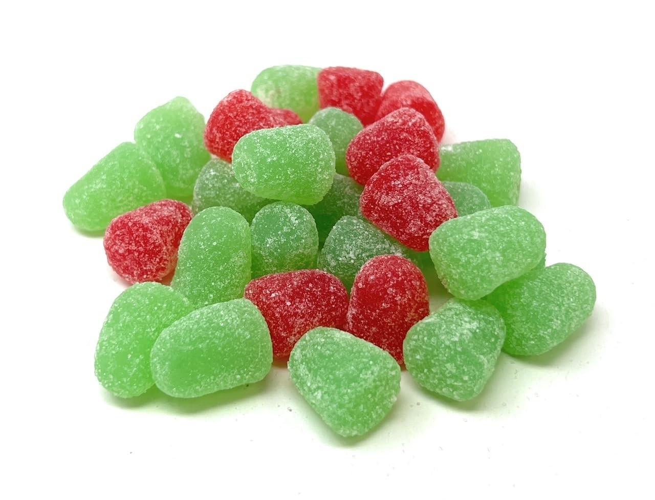 YANKEETRADERS® Red and Green Jelly Spice Drops 2 lb Bag ~ FREE SHIPPING