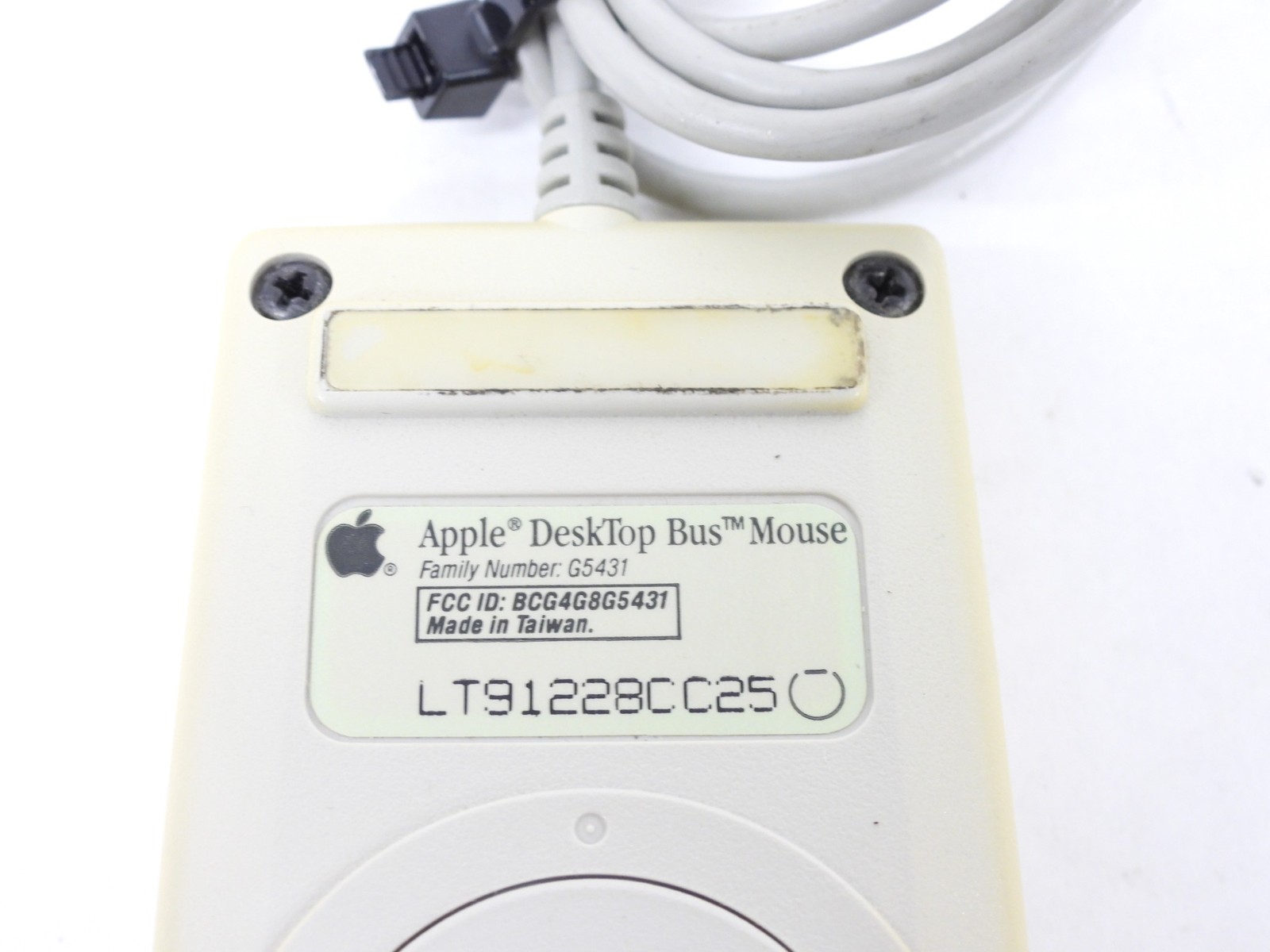 Apple G5431 Vintage Computer Desktop Bus Mouse (good condition)