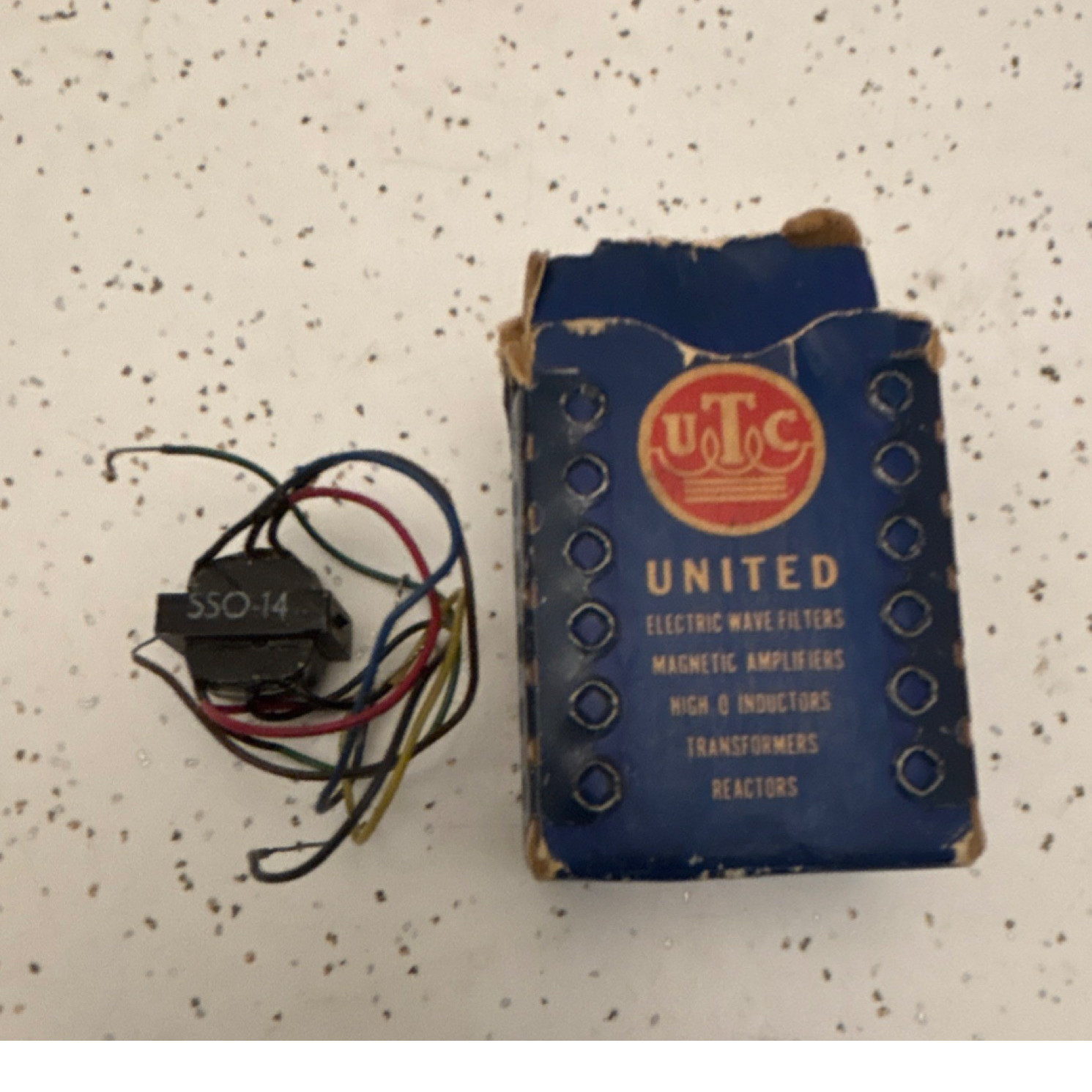UTC SSO-14 Transistor Interstage Transformer with Original Box