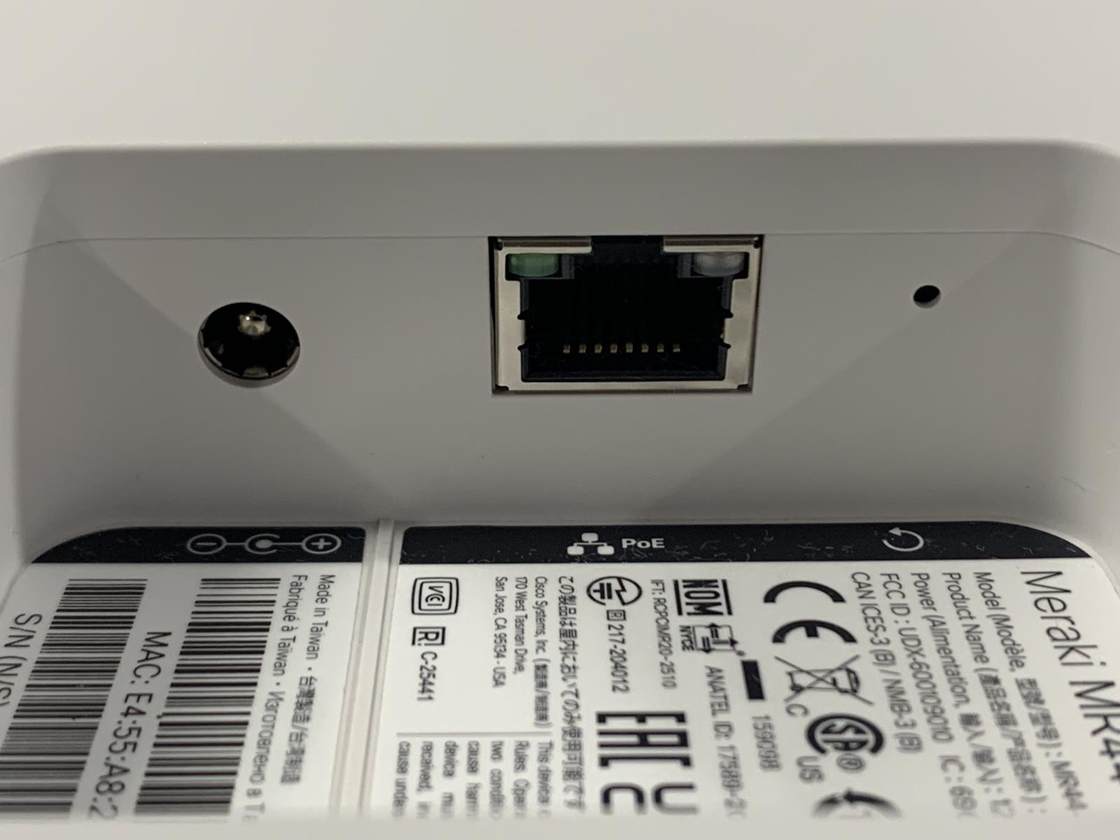 Cisco Meraki MR44 Cloud Managed Wireless Access Point MR44-HW