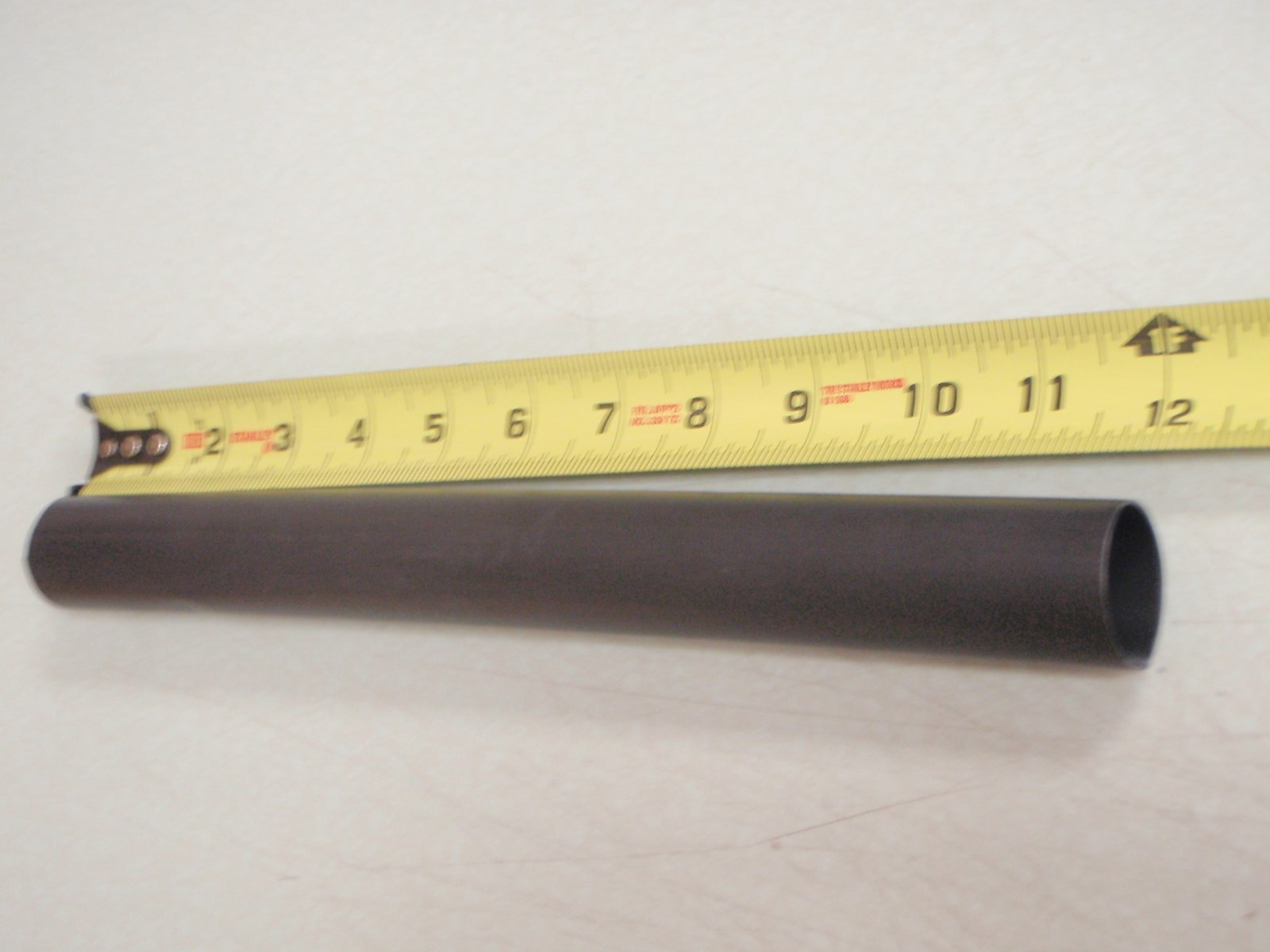 HEAT SHRINK TUBING BLACK 12" OF 1/4" 60451 MARINE GRADE WITH ADHESIVE LINER