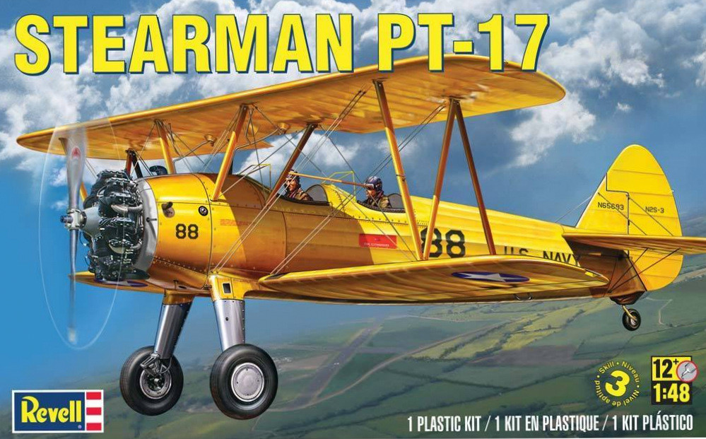 Air Trails PT-17 PLAN for 38" Scale Stunt Model Airplane