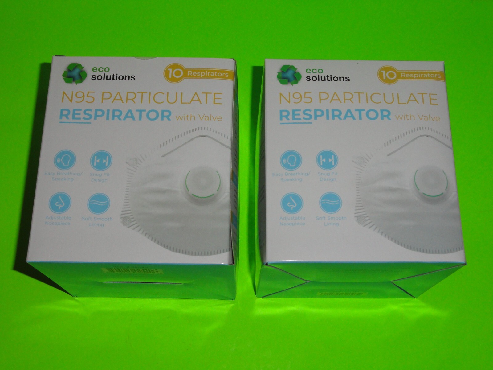 (2x 10 Packs) = 20 Count Total Eco Solution N Grade 95 Dust Mask Paint Masks NEW