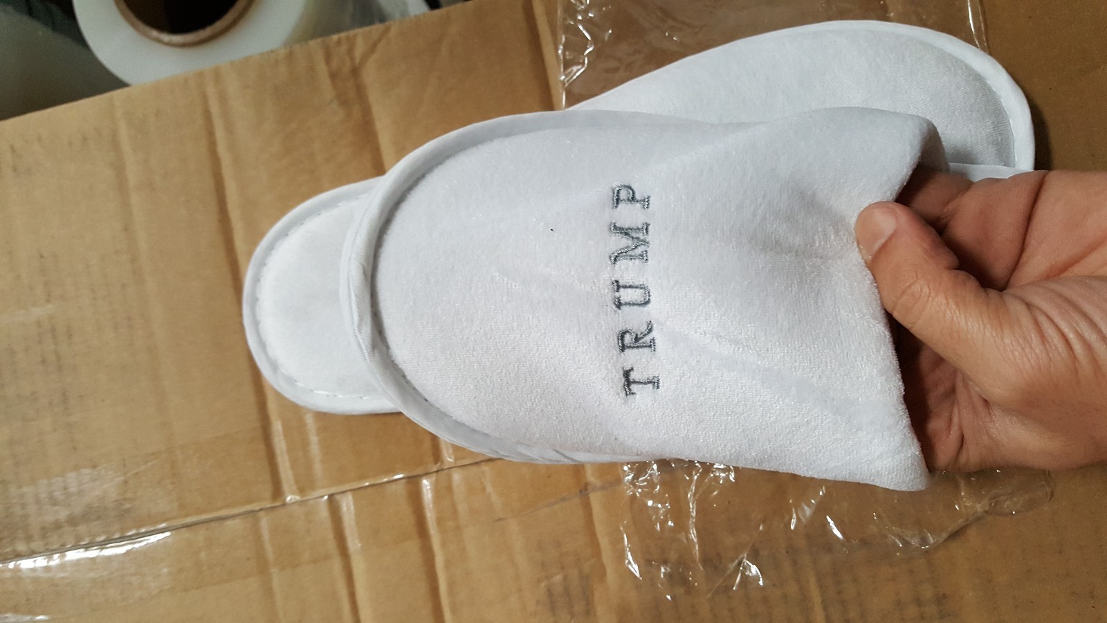 Trump Hotel Slippers - Brand New.