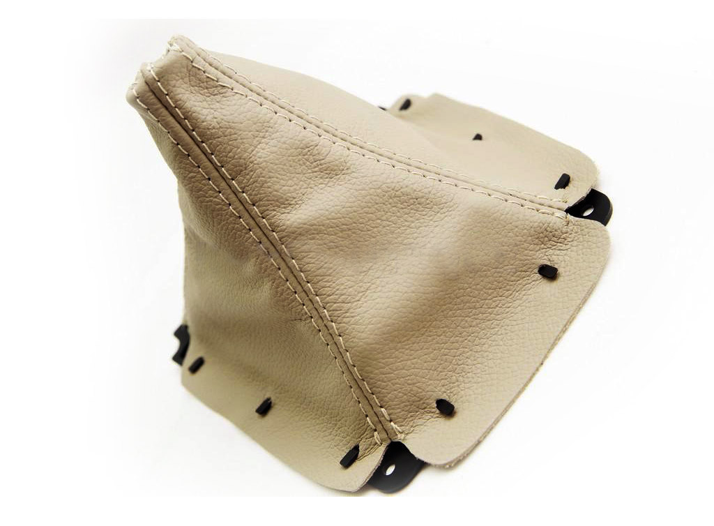 Manual Shift Boot Replacement Cover PVC Leather for Mazda Miata MX5 99-05 Beige