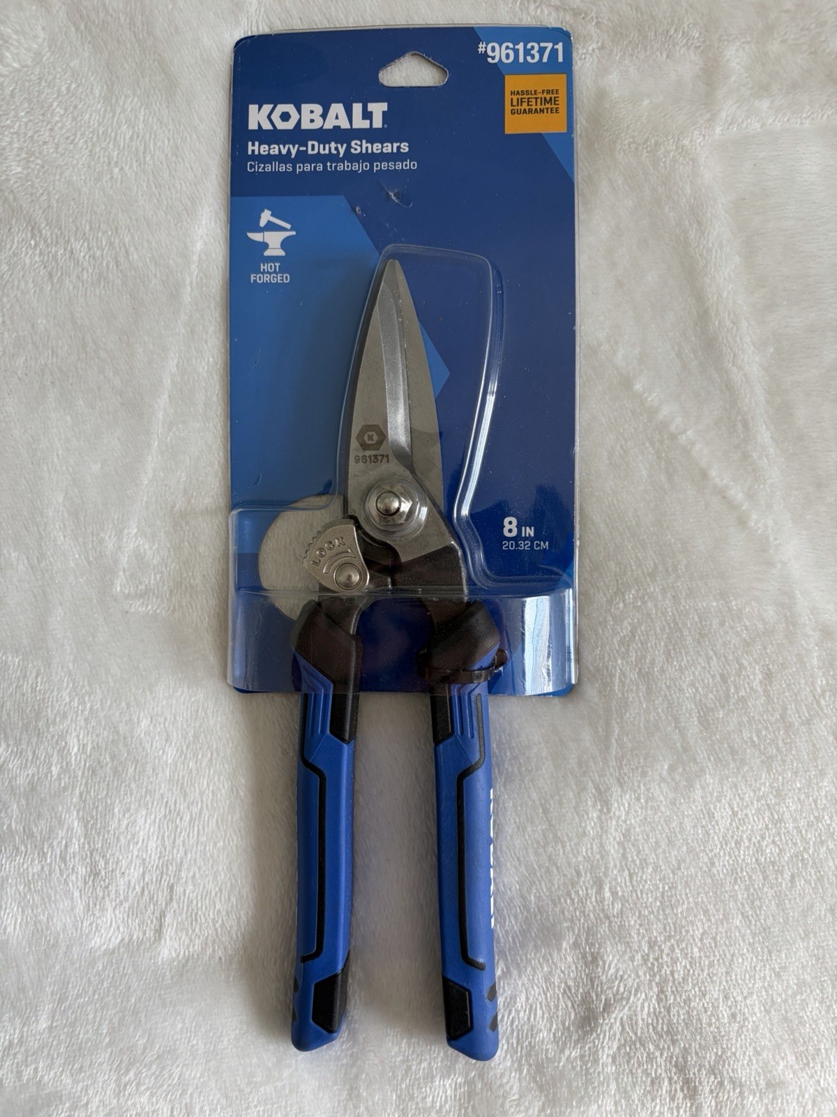 Kobalt Heavy-Duty Shears 8" Hot Forged Steel Blade Model #57373 #961371