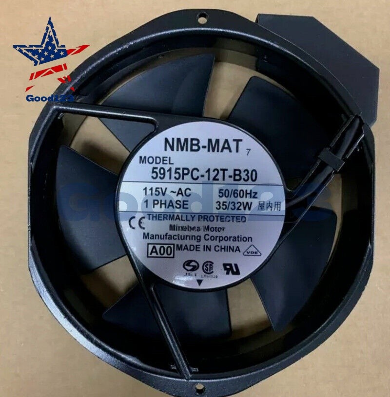 1pc NEW NMB-MAT 5915PC-12T-B30-A00 Fan 115V 50/60Hz 35/32W 5915PC-12T-B30 NEW