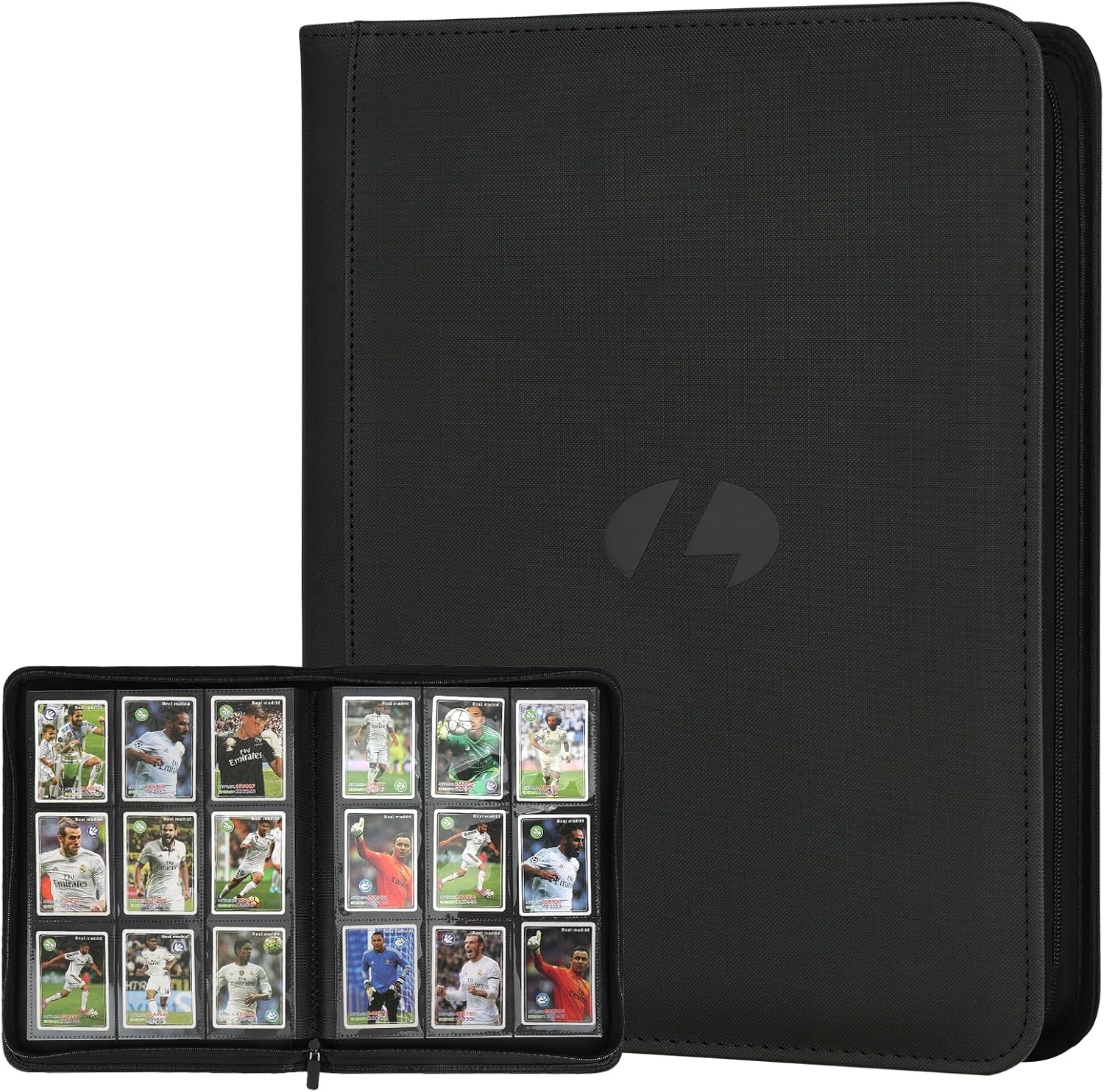 Trading Card Binder, Premium 9-Pocket Double Sided 540 Pocket PU Card Collection
