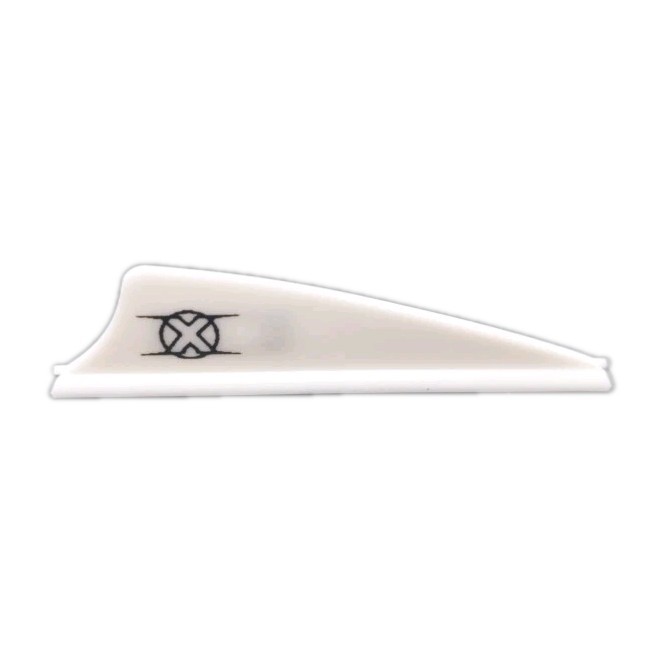 100 Pack Bohning X Vanes 1.5" FITA Target & Field Archery Arrow Vanes: White