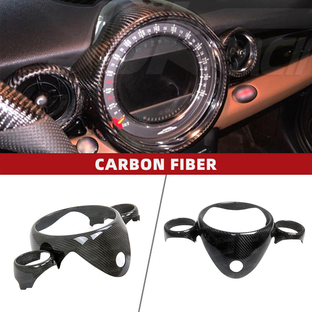 For Bmw Mini Cooper R55 R56 R57 R58 R59 2005-2013 Carbon Fiber Speedo Cover