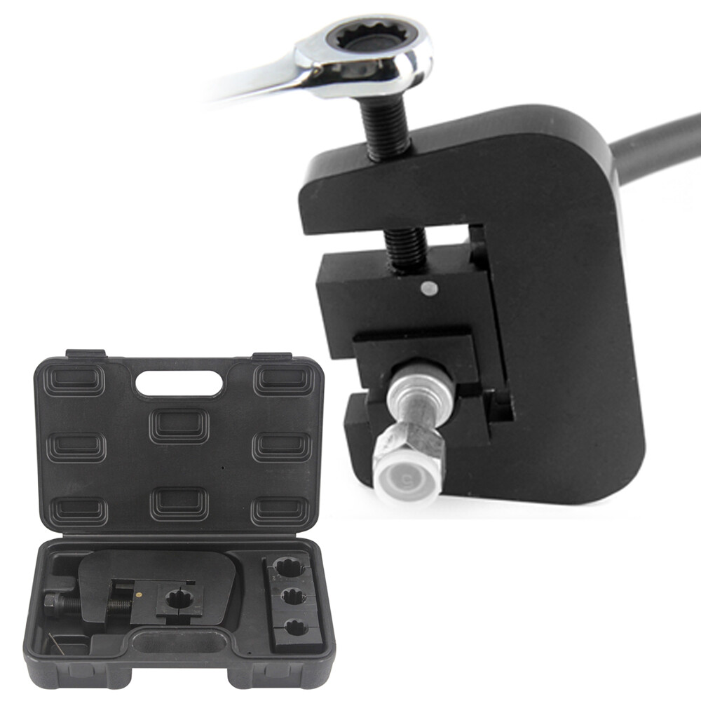 A/C Hose Crimper Air Conditioning Repair Kit Manual Auto Hose Crimping Tool USA