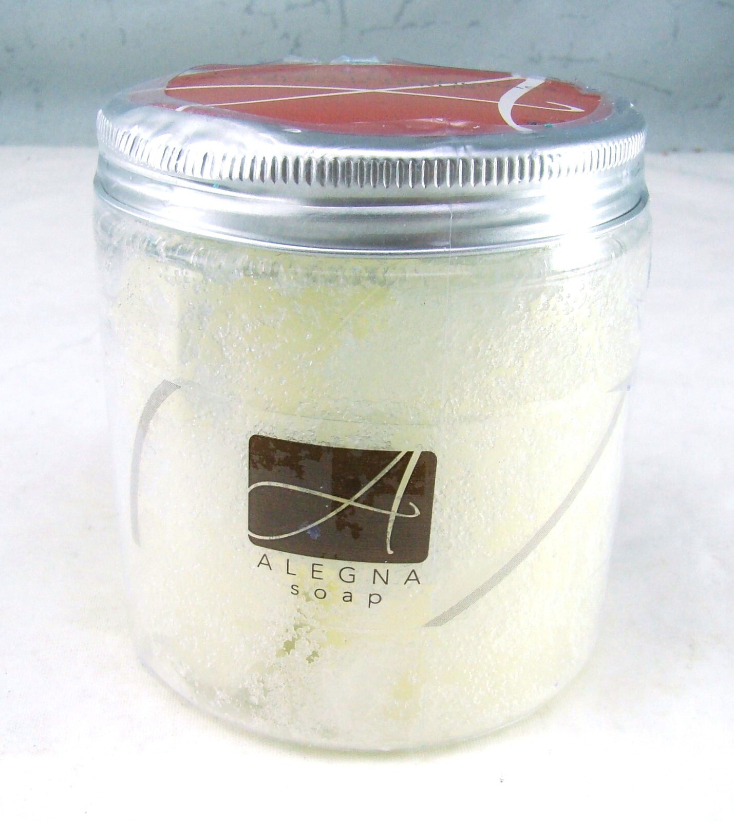 Alegna Soaps Lavender Lemongrass Sugar Scrub 8 oz NEW NWOB Sealed dented
