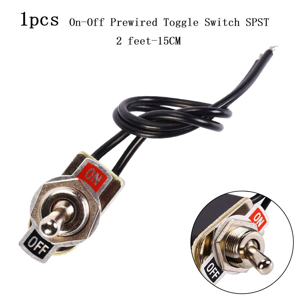 Versatile Switch with Wire and SPST Contacts Suitable for Different Uses