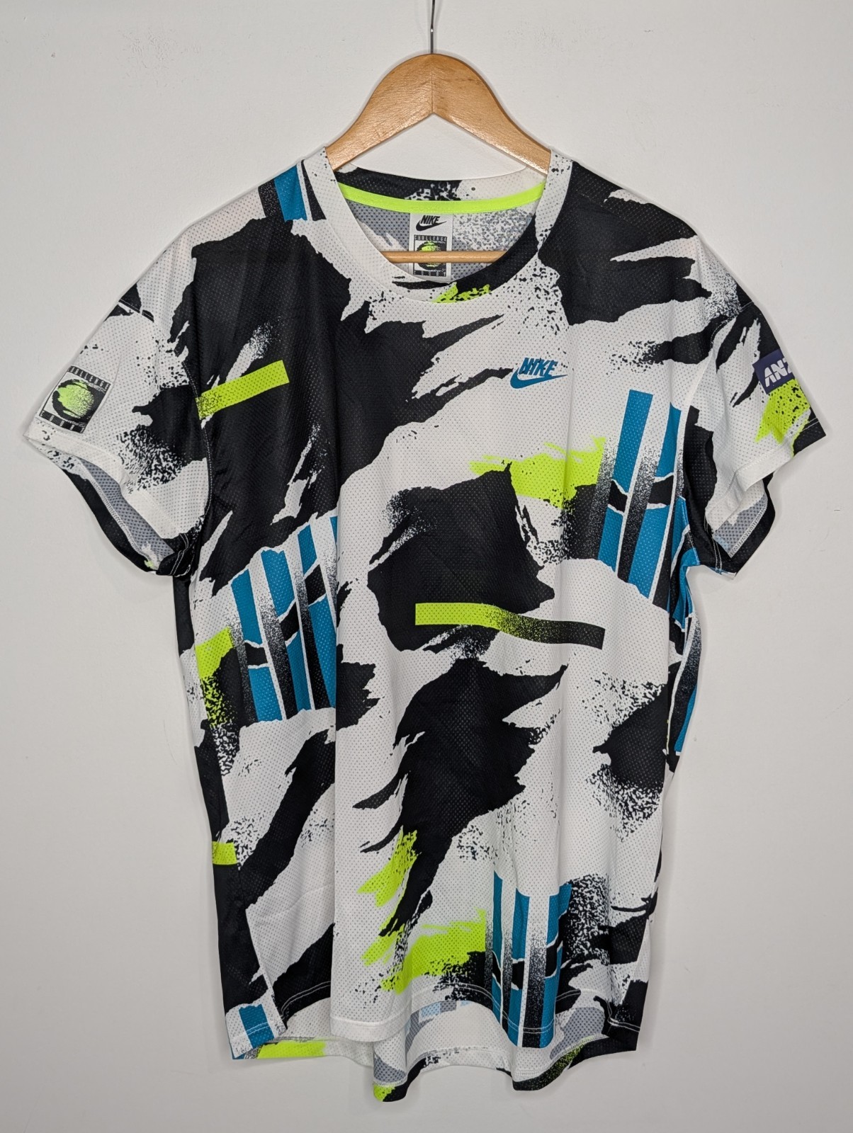 Nike Challenge Court Advantage Crew Size XL CK9797-101 Agassi 2020 Retro New