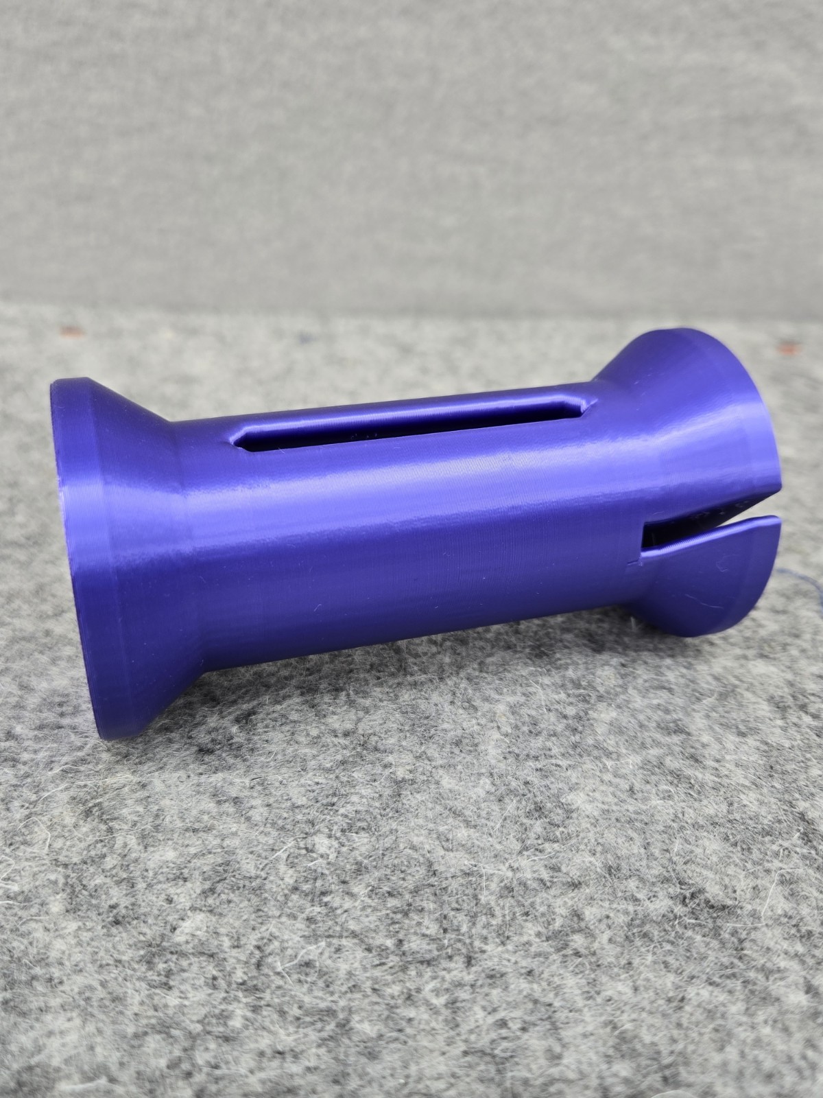 Binding Spool - Purple/Blue Silk Filament  3D printed