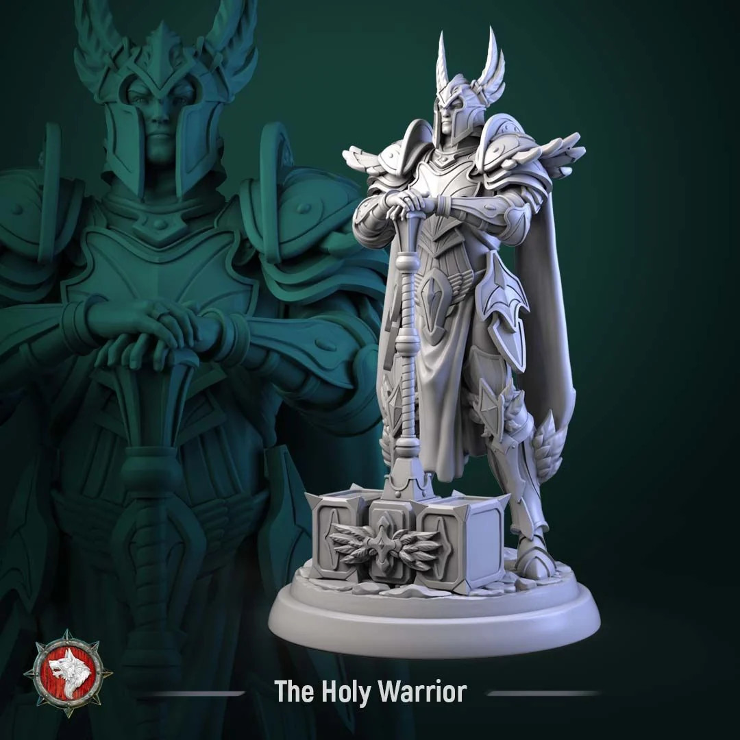 The Holy Warrior - Resin Tabletop Miniature