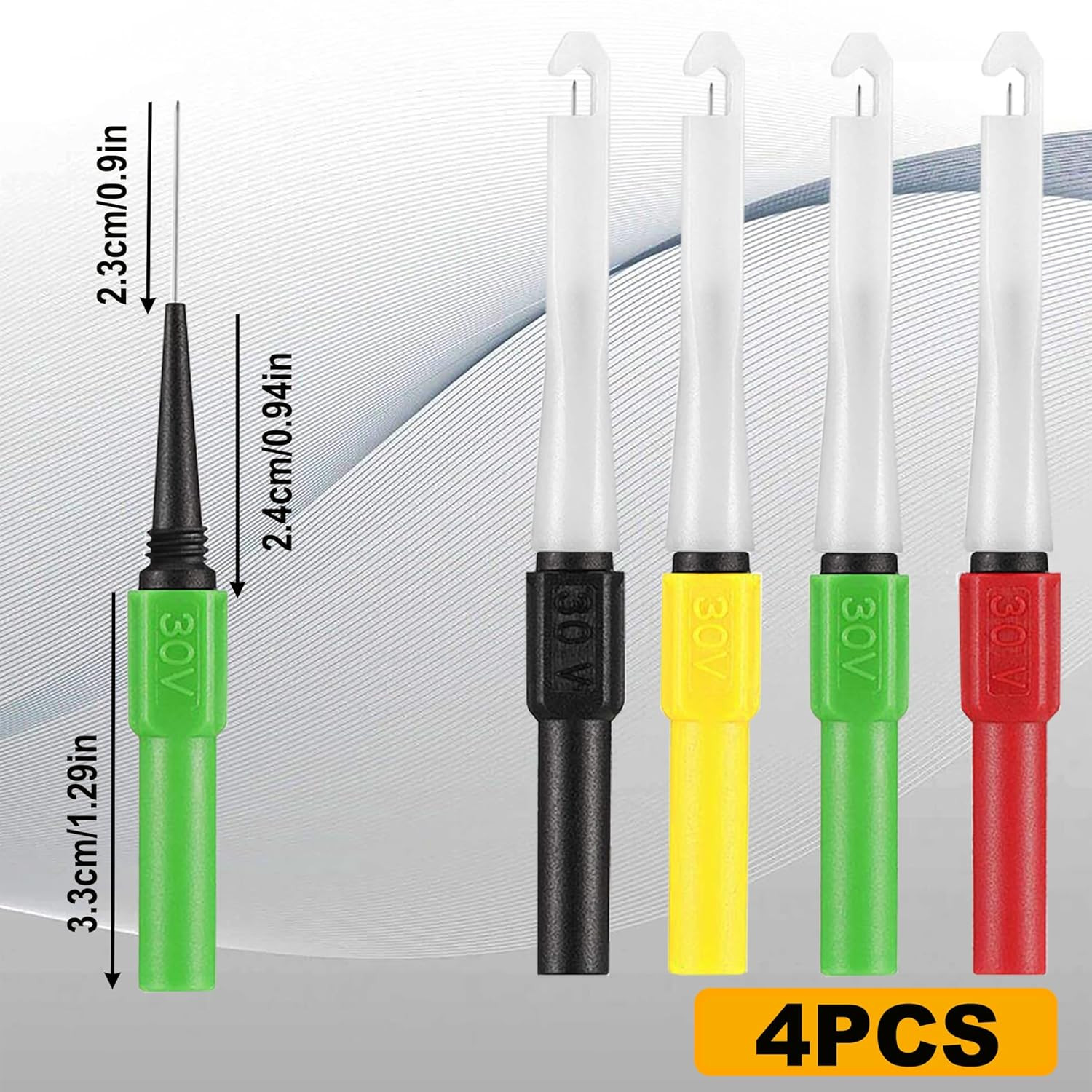Piercing Clip Test Probe, 0.7Mm Wire Piercing Probe Test Probe Pins Insulation P