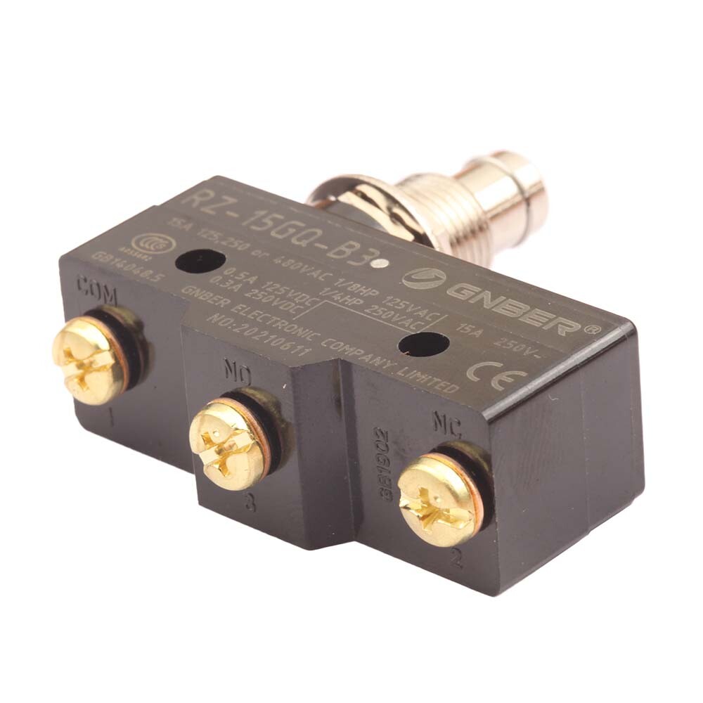 1PCS RZ-15GQ-B3 momentary limit microswitch actuator push buttton panel mount