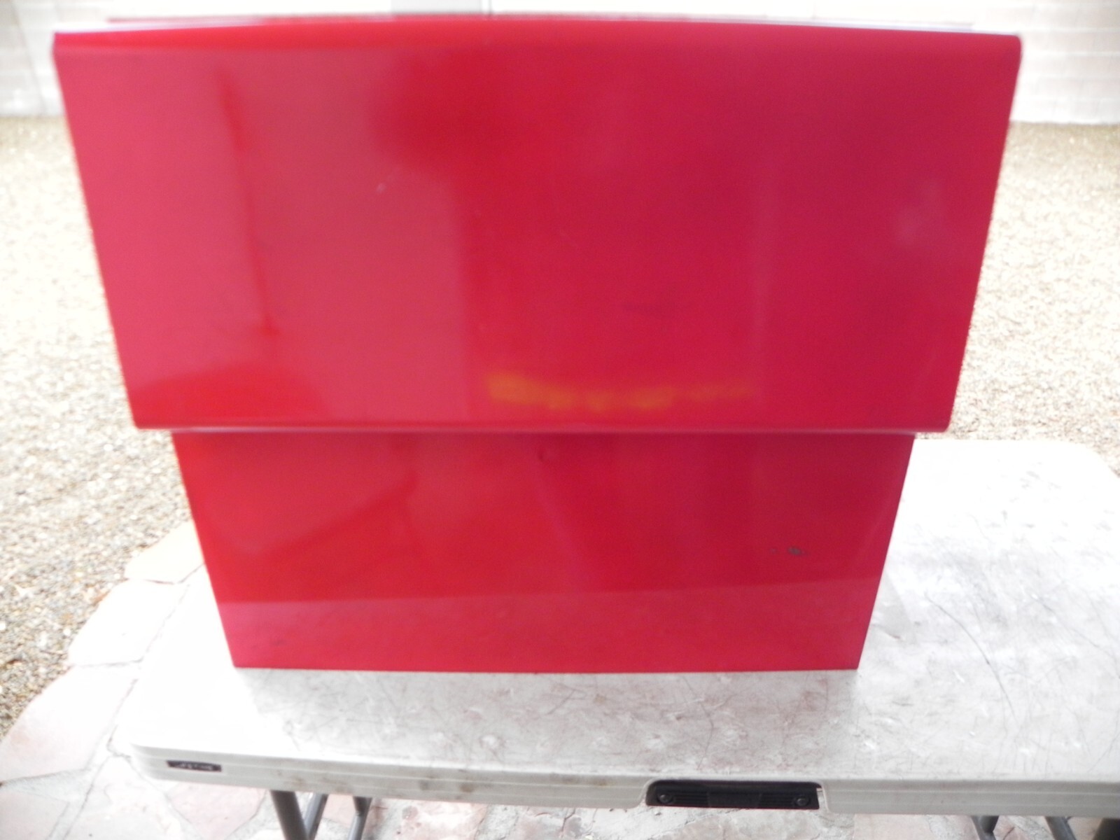 Matco Tools 4 Drawer Heavy Duty Flip Top Chest Fire Red 2 Keys (Super Rare)