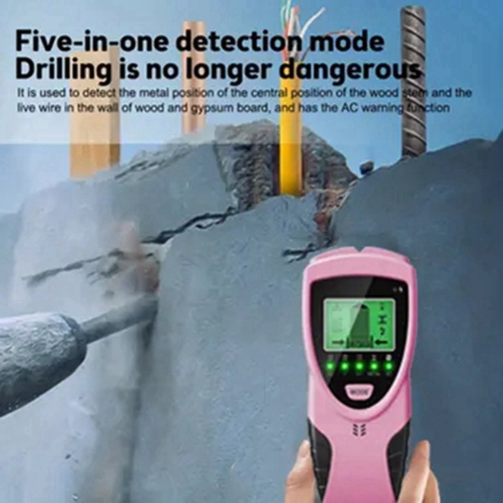 5-In-1 Wall Wood Current Detector Center Finding Digital Stud Sensor V3C37393