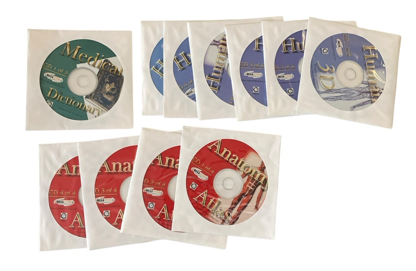 Explore Human Anatomy Professional Edition PC CD-ROM Missing 1 Medical Dict Disc