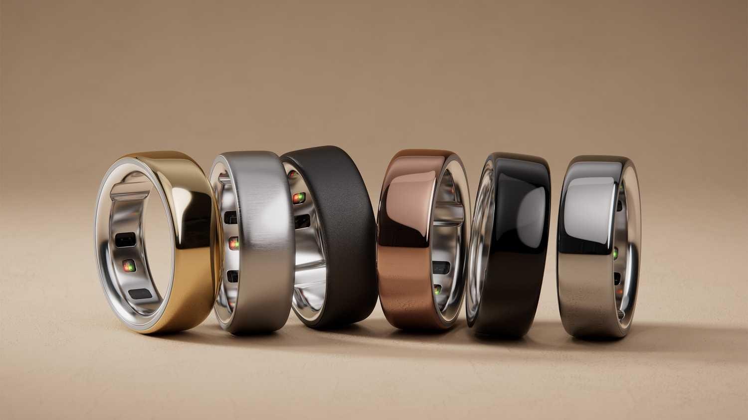 Oura Ring 4 Smart Ring Gen 4 Off-White Neutral Size 7 Tracker New