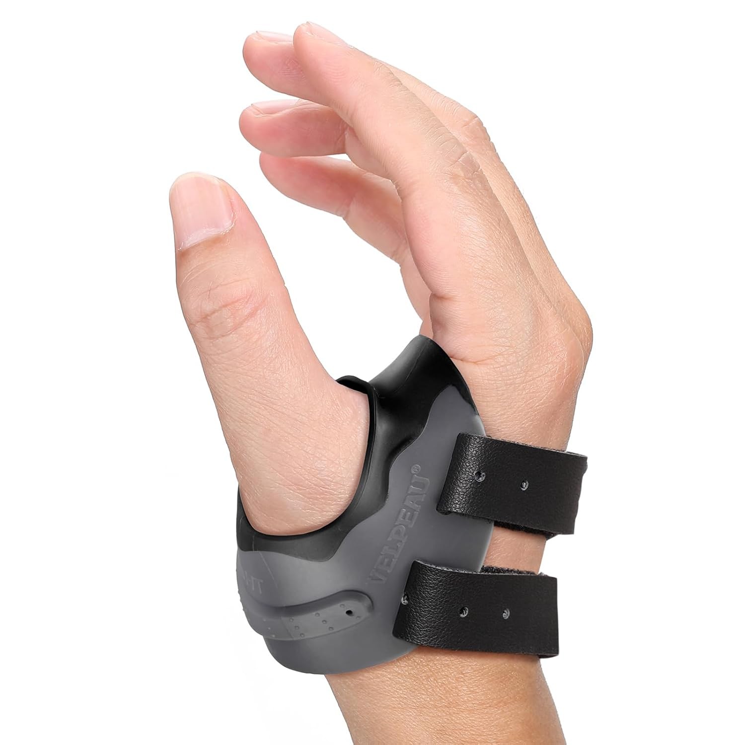 Velpeau CMC Thumb Brace for Osteoarthritis - with Medium, Black-Right Hand