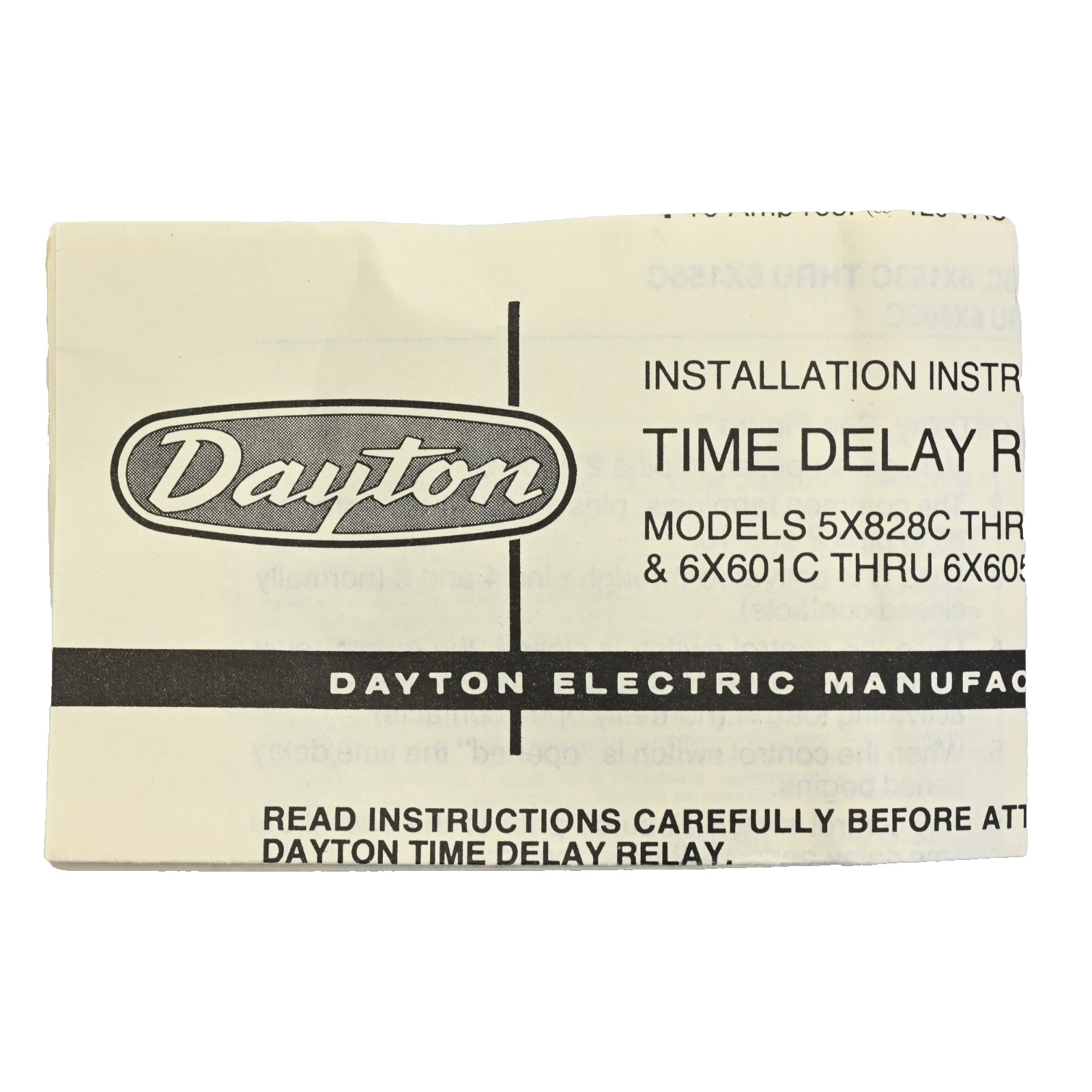 Dayton 6X603C Solid State Time Delay Relay 0.1-10 Seconds 120VAC