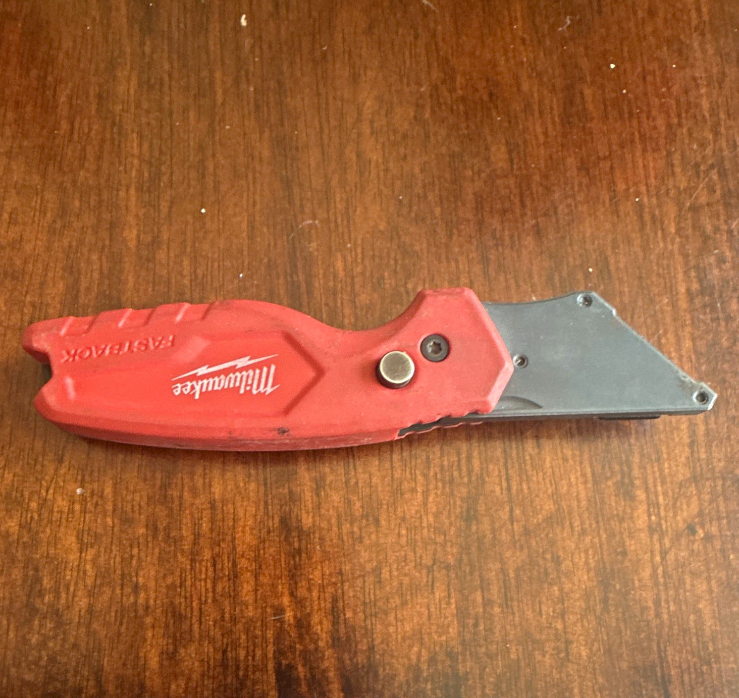 Milwaukee 48-22-1500 Fastback Folding Utility Knife, 0.75in Steel Blade Red