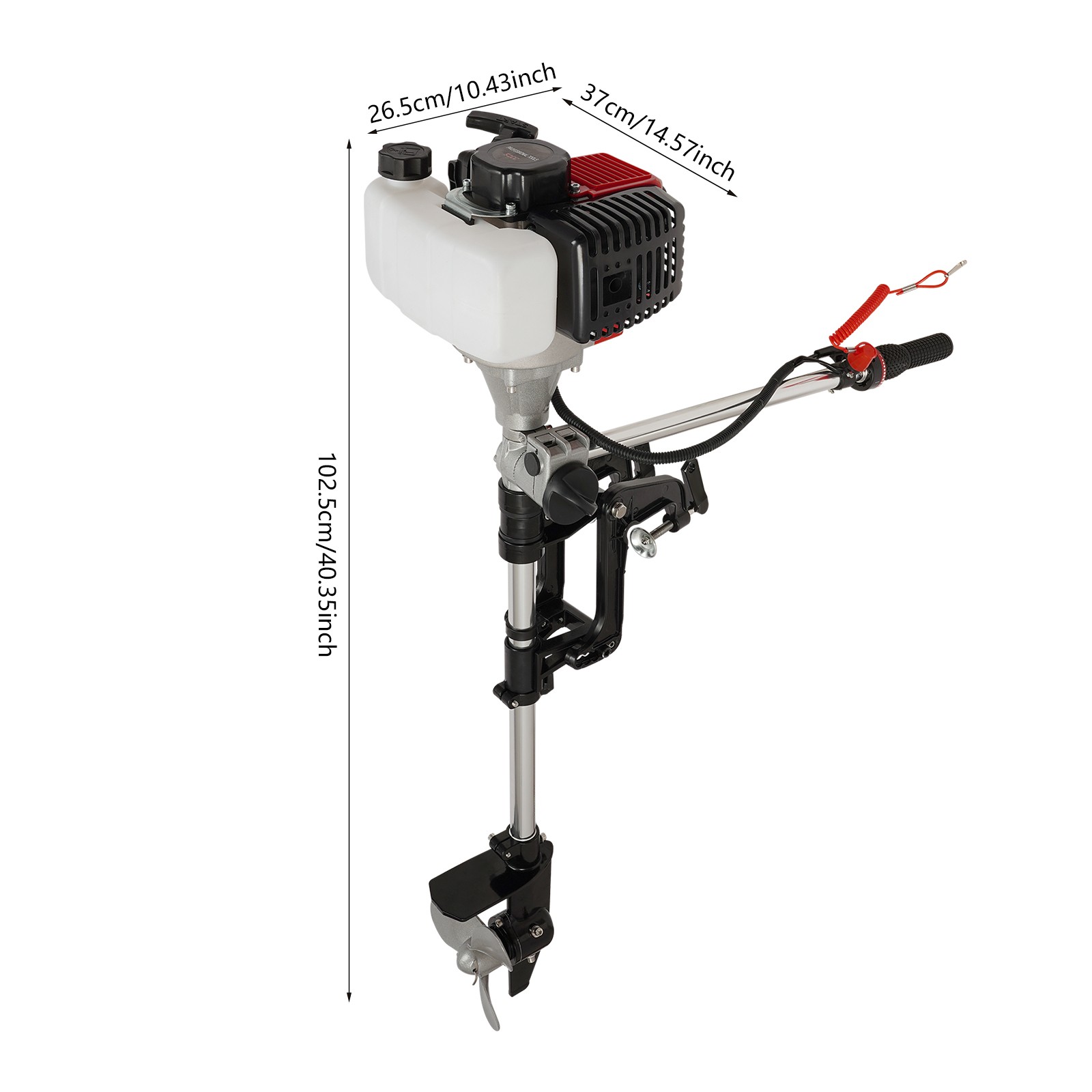 2.3 Hp 2 Stroke Outboard Motor, Outboard Motor, 2.3hp Boat Engine