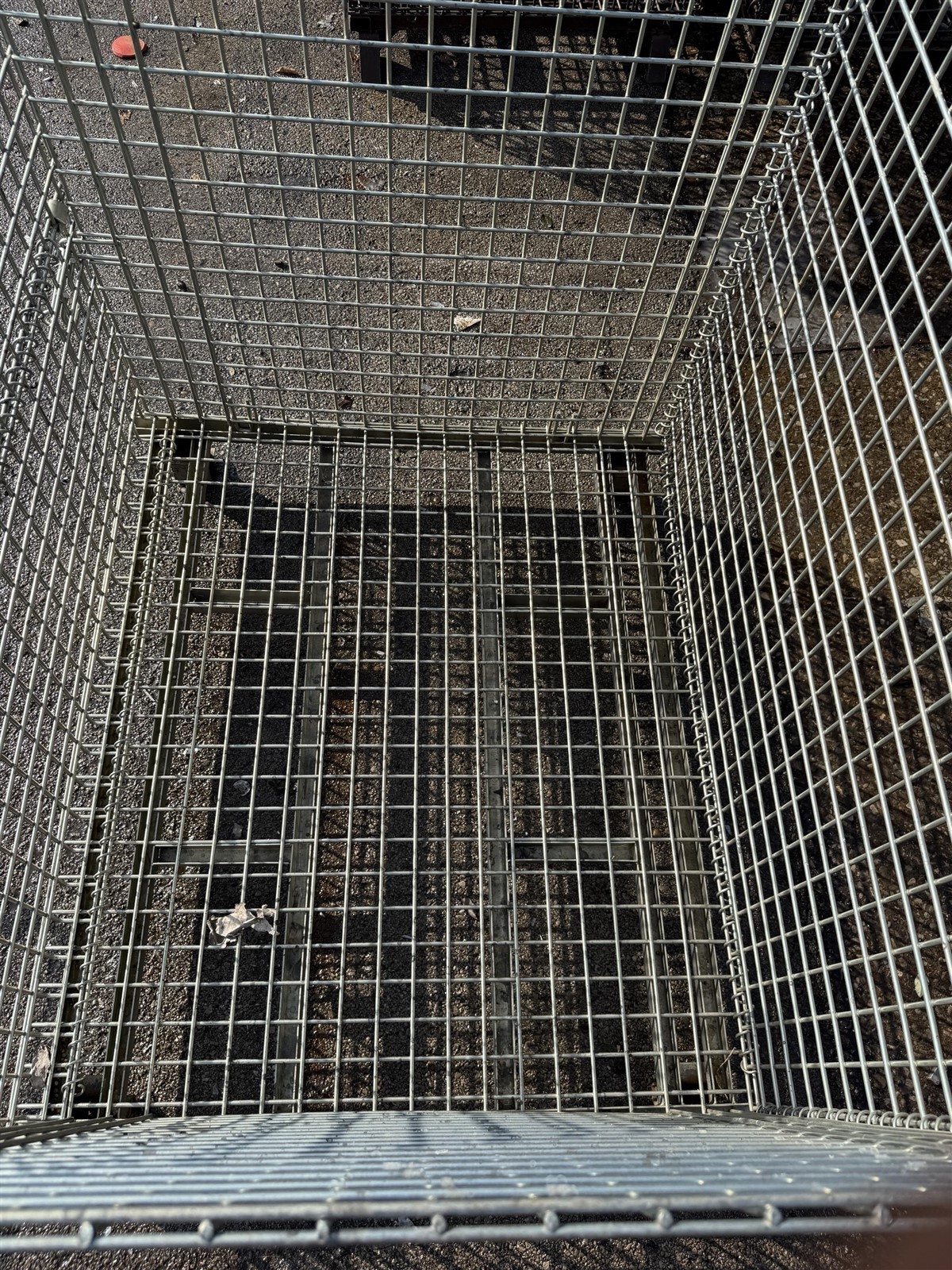 Collapsible Industrial Wire Storage Basket 48x40x41
