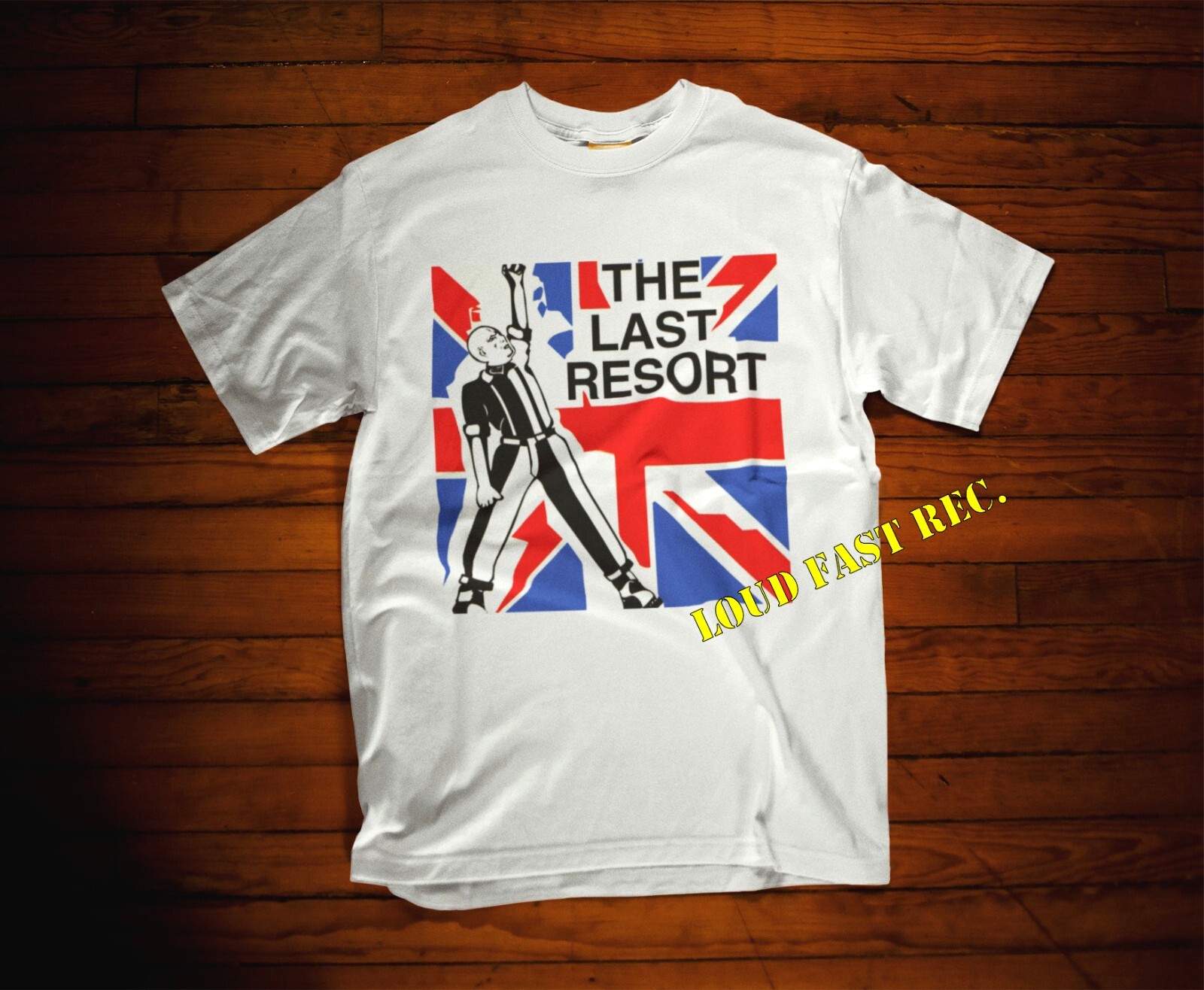 THE LAST RESORT - A WAY OF LIFE SKINHEAD ANTHEMS T SHIRT oi! punk
