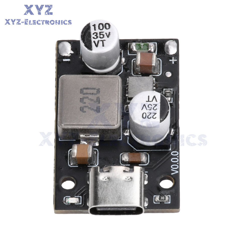 1-10*DC8~30V PD65W Fast Charging Module Step-Down Support PD3.1 QC3.0 SCP Type-C