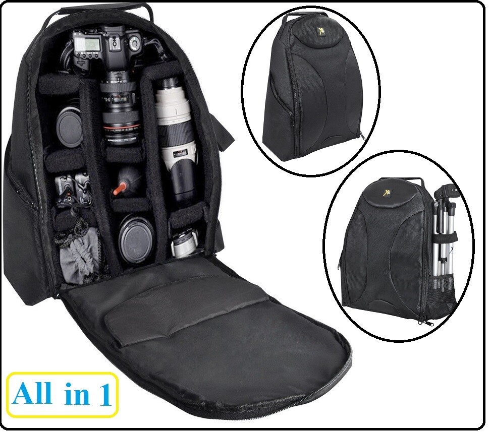 Pro Deluxe Backpack Case Camera Bag For Canon EOS M6 M50