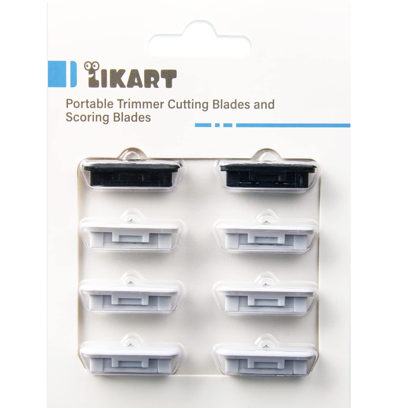 Likart 8 Pack Portable Trimmer Cutting Blades,Compatible for Cricut Paper Cut...