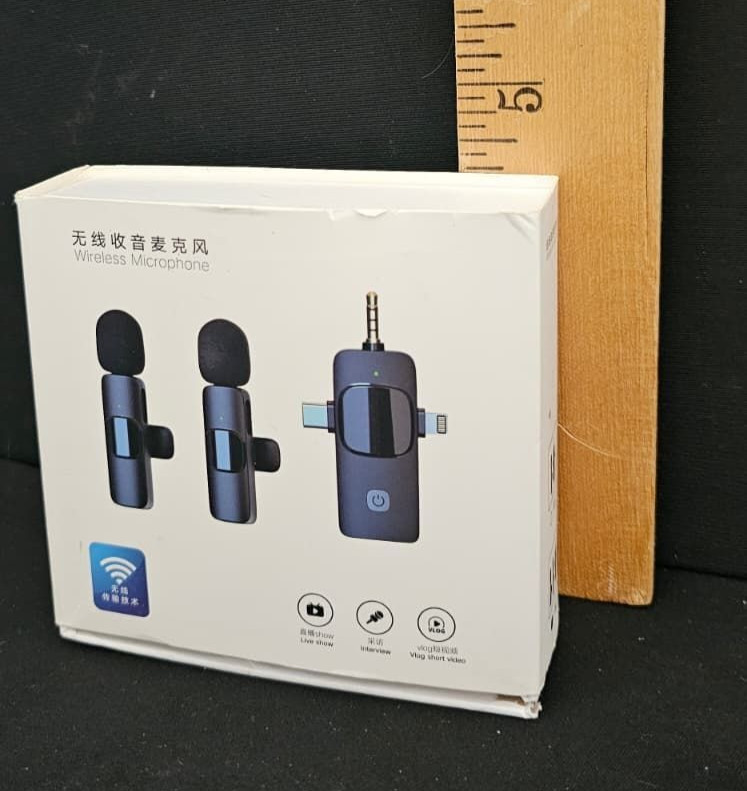 3 in 1 Professional Wireless Lavalier Microphone - [B-5]