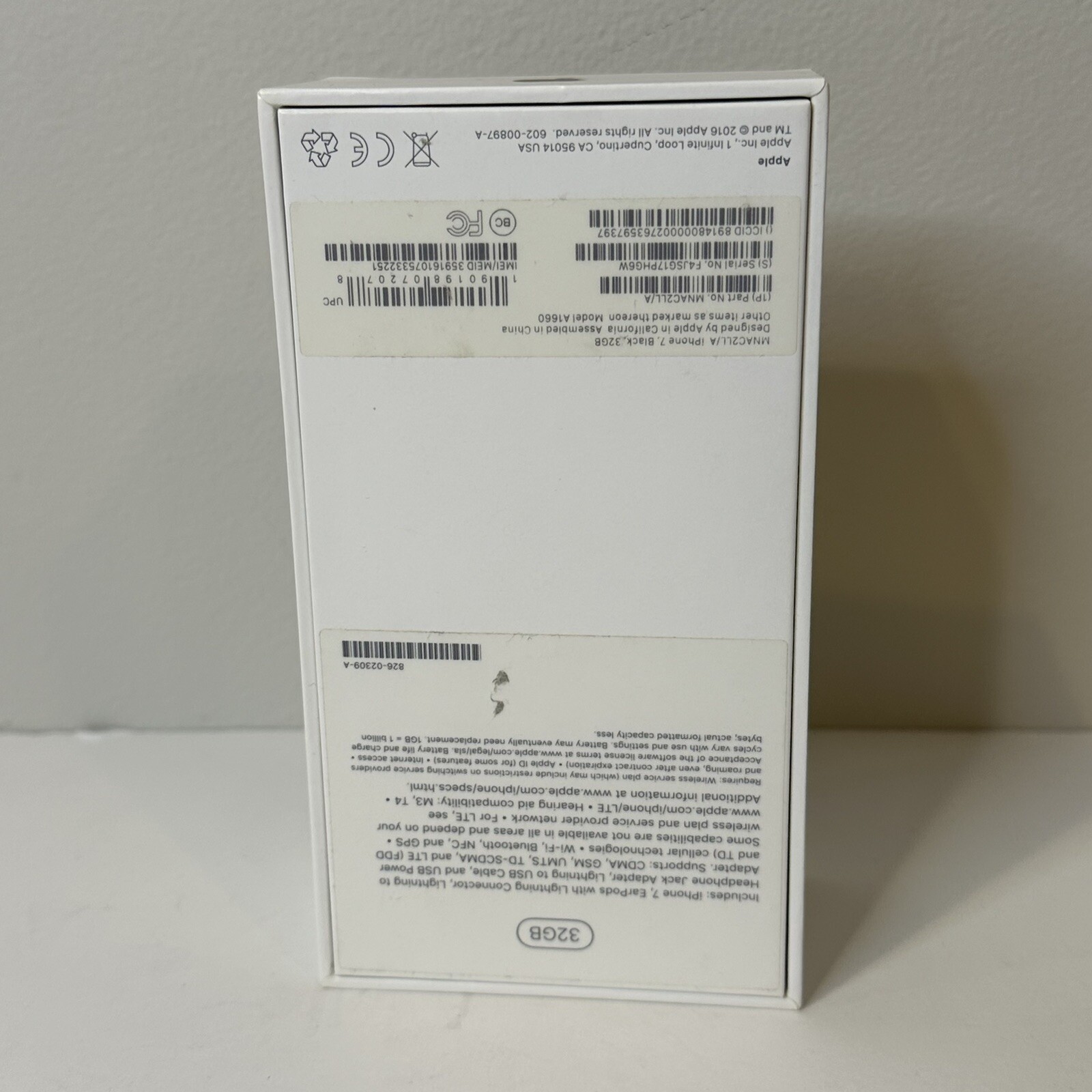 Apple iPhone 7 32GB Empty Box