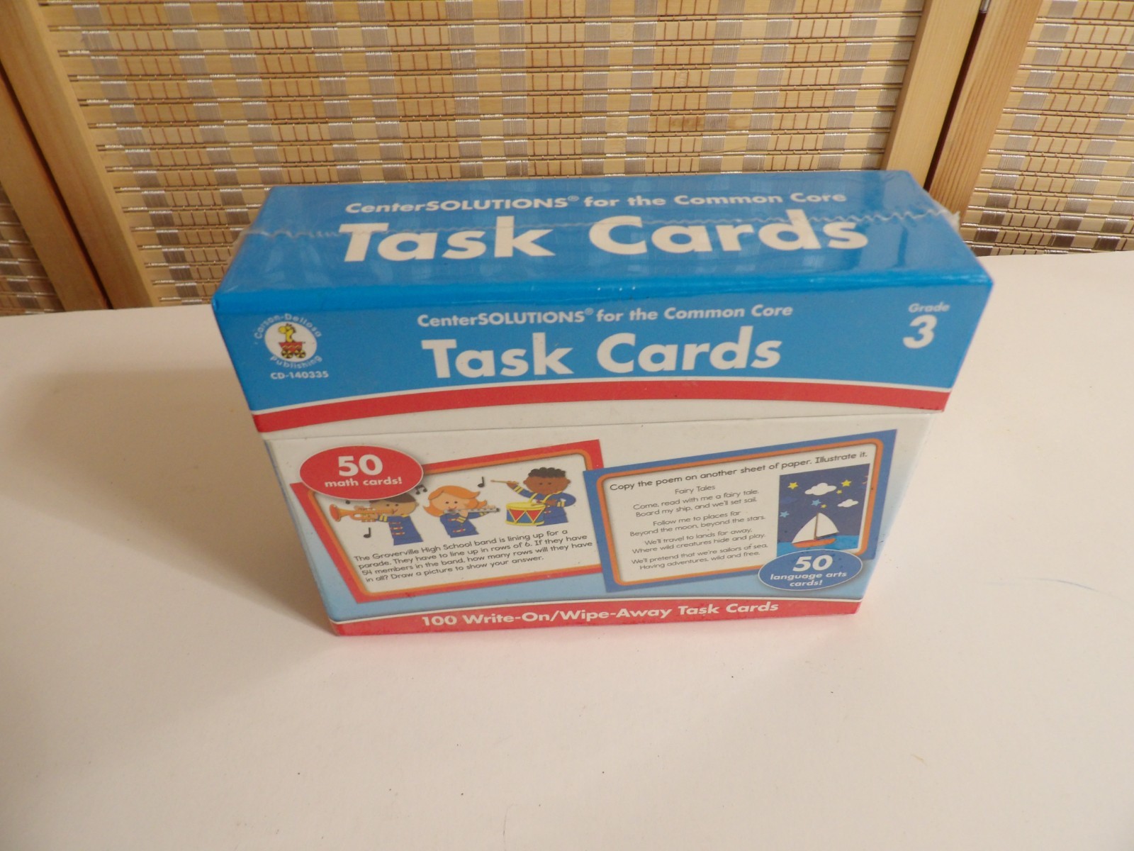 100 Task Cards Grade 3 for the Common Core by Carson-Dellosa Publishing Staff