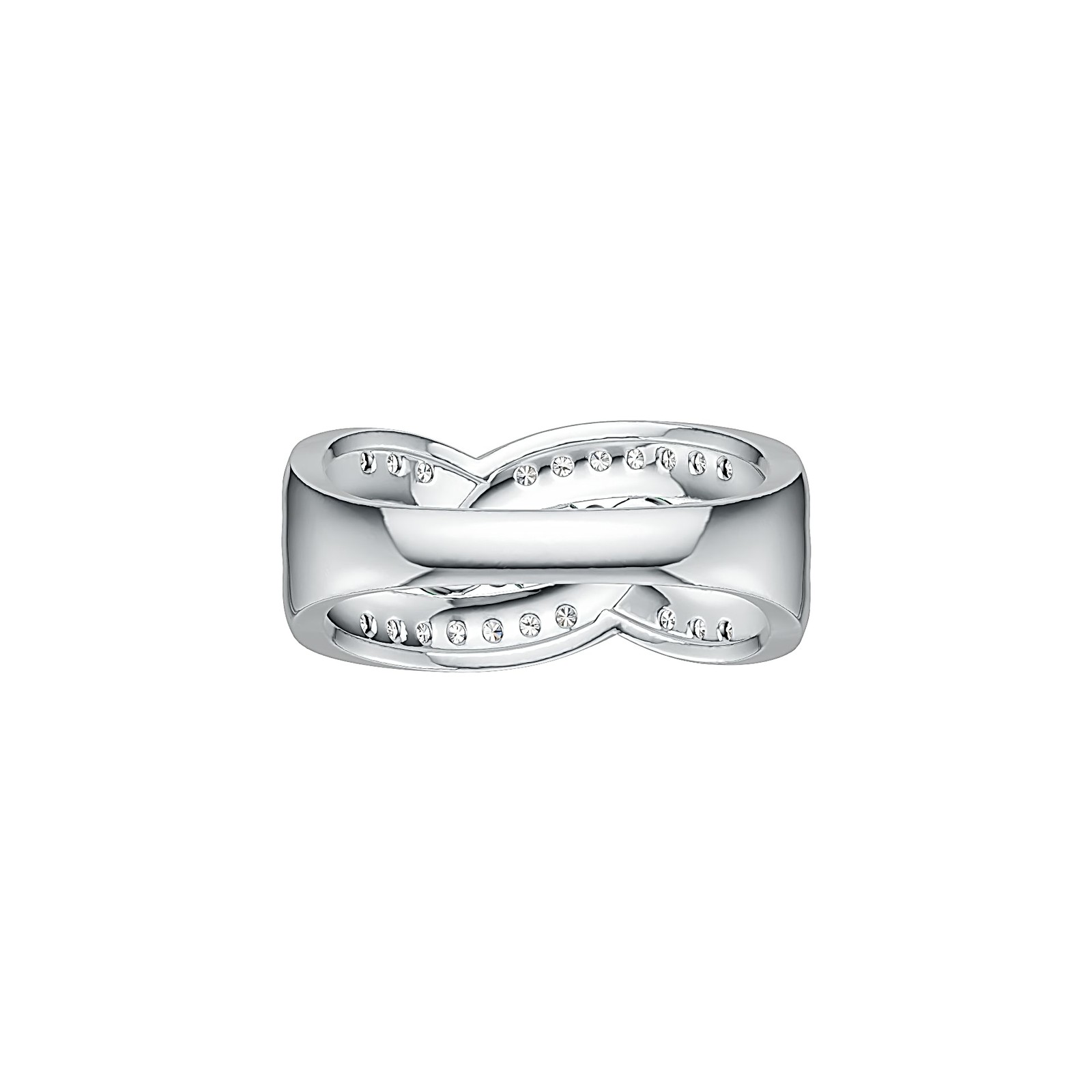 Sterling Silver Semi Mount Ring Setting Round RD 4x4mm White Topaz