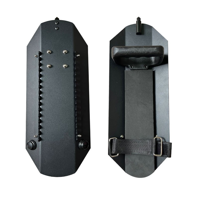 Small Portable Arm Shield with Light and Teeth for Campus Security Personal