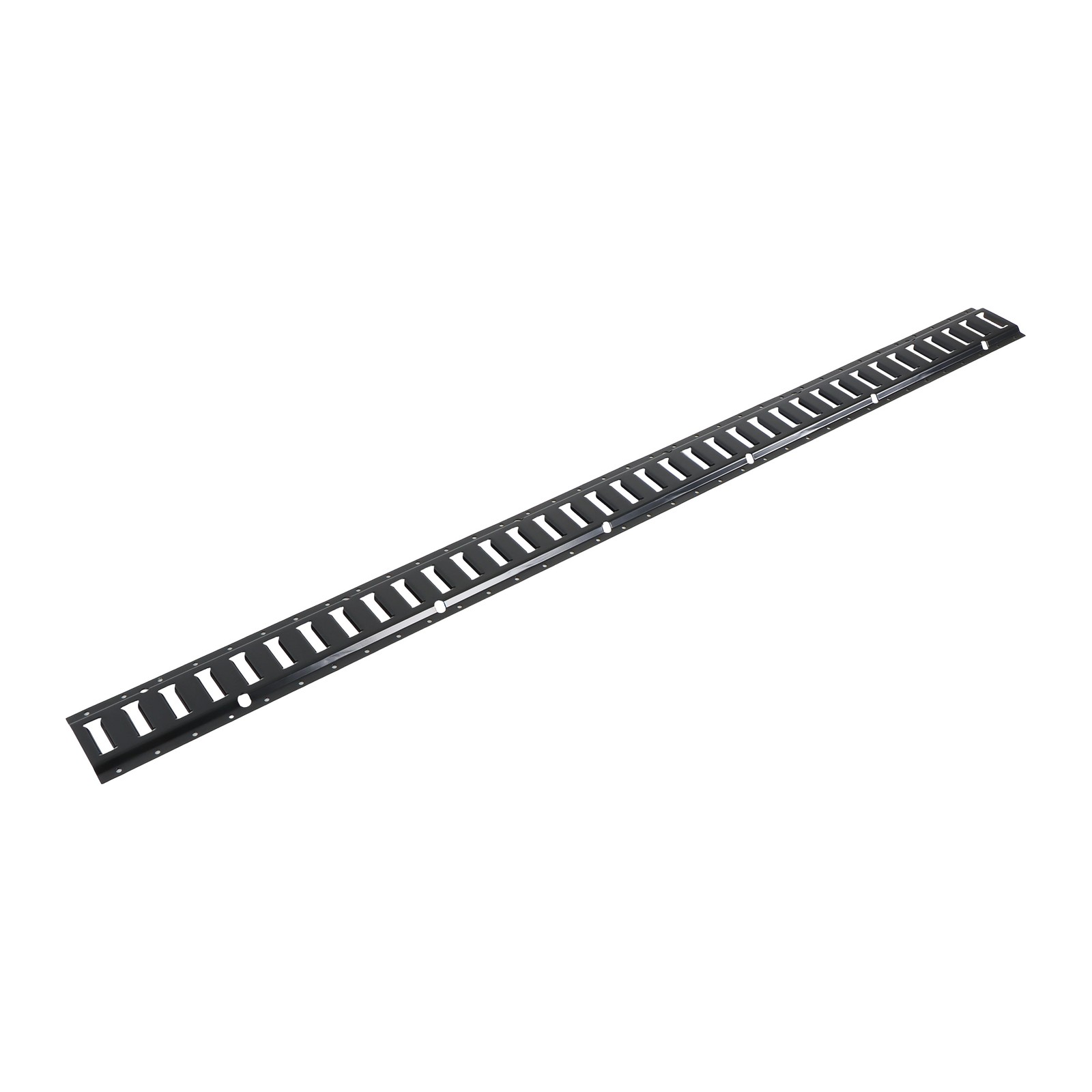 Labwork 4 Pack 6' E Track Tie Down Rail Kit Powder-Coat Black For Garages Vans