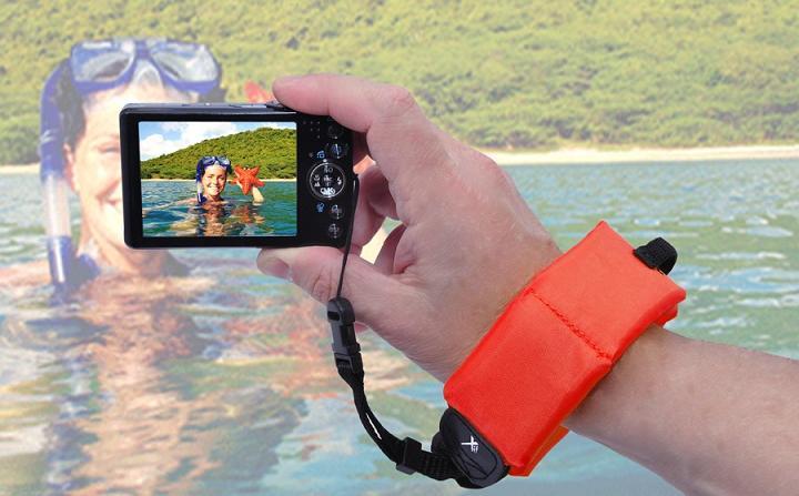 Xit Floating Foam Camera Strap (red)
