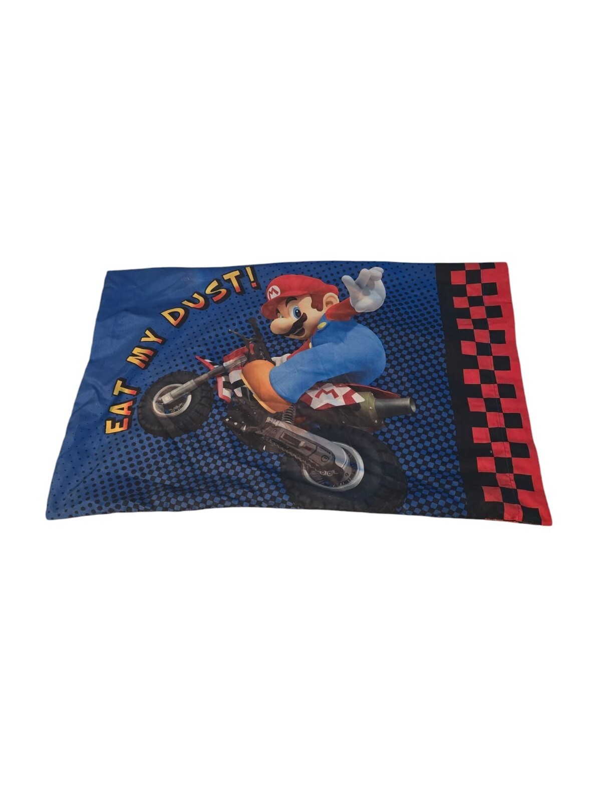 Nintendo Wii Mario Kart Standard Pillowcase Mario Luigi