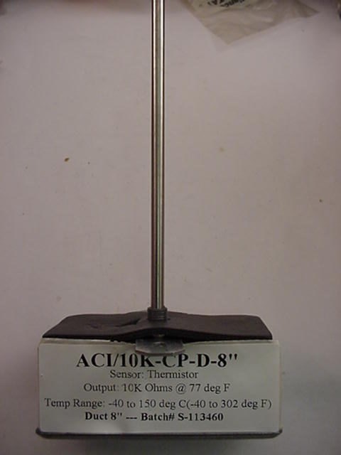 Automation Components ACI/10K-CP-D-8 Duct Sensor Thermistor 8"   Ships ame Day