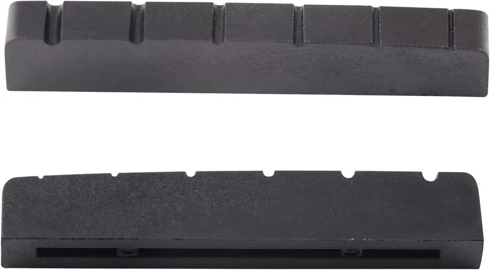 6 String Graphite Guitar Nut Pre-Slotted Top Nut Compatible with Les Paul LP SG