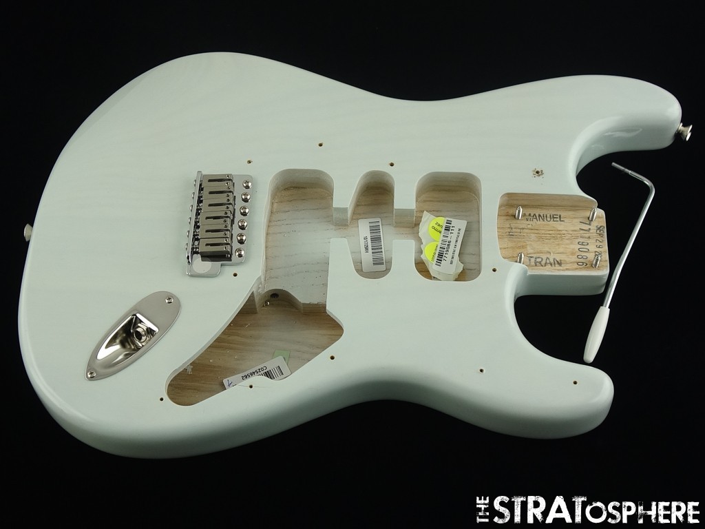 USA Fender Kenny Wayne Shepherd Strat BODY & HARDWARE Chambered Ash Sonic Blue