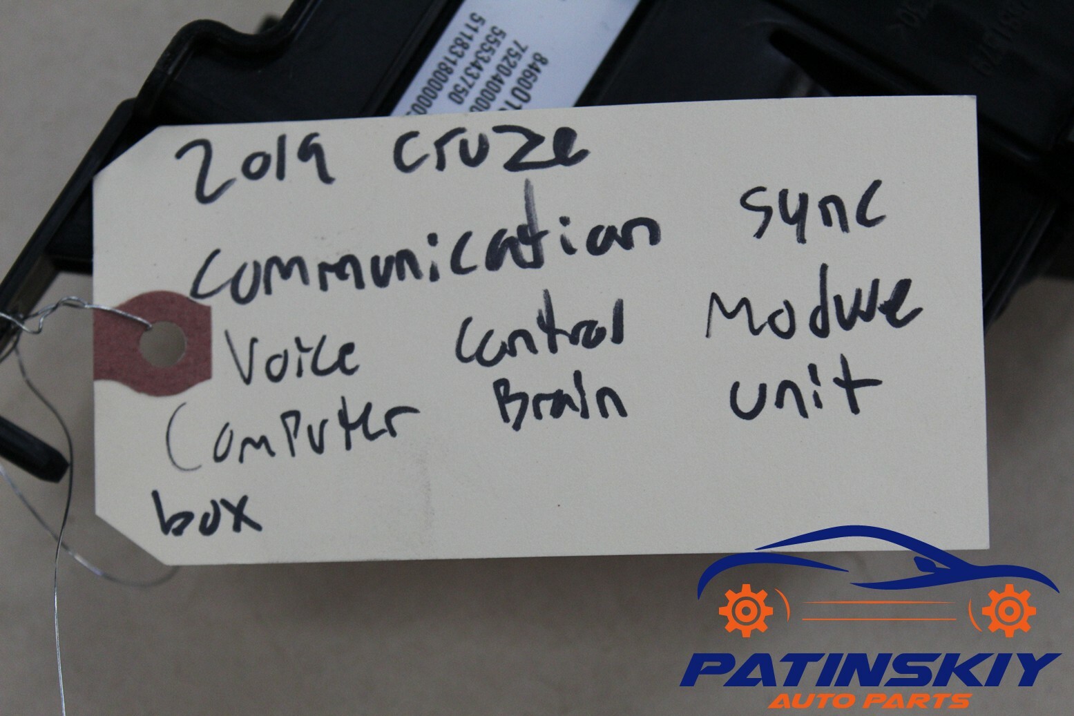 2019 CHEVROLET CRUZE COMMUNICATION SYNC VOICE CONTROL MODULE BRAIN COMPUTER 19