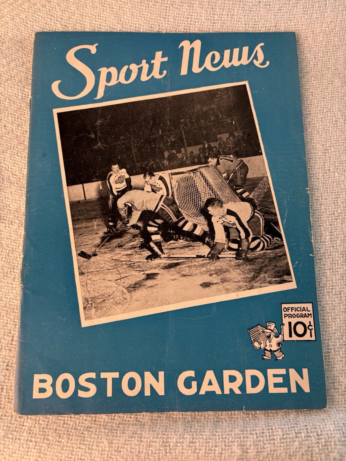 February 1942 Sport News Boston Garden Boston Bruins / Detroit Red Wings Program