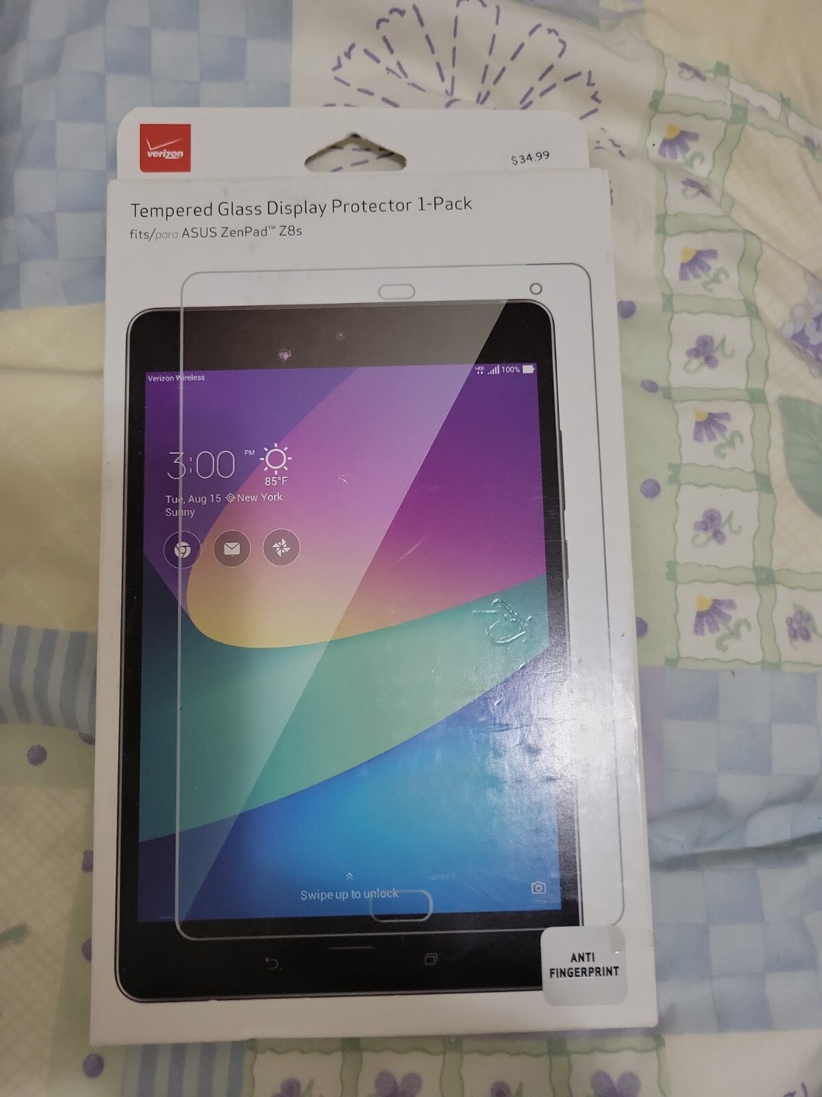 Verizon Tempered Glass Screen Protector for Asus ZenPad Z8s - Clear
